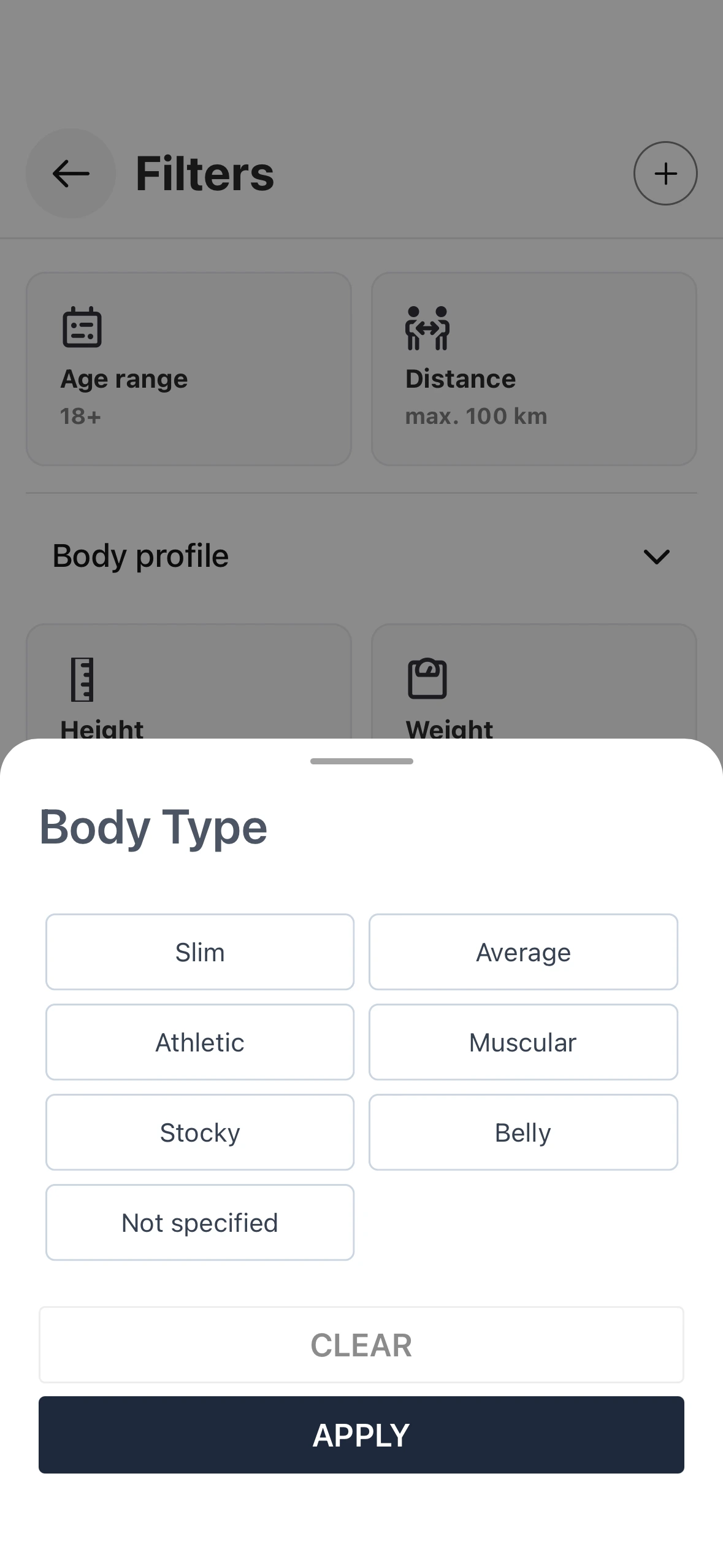 Glow filters preview